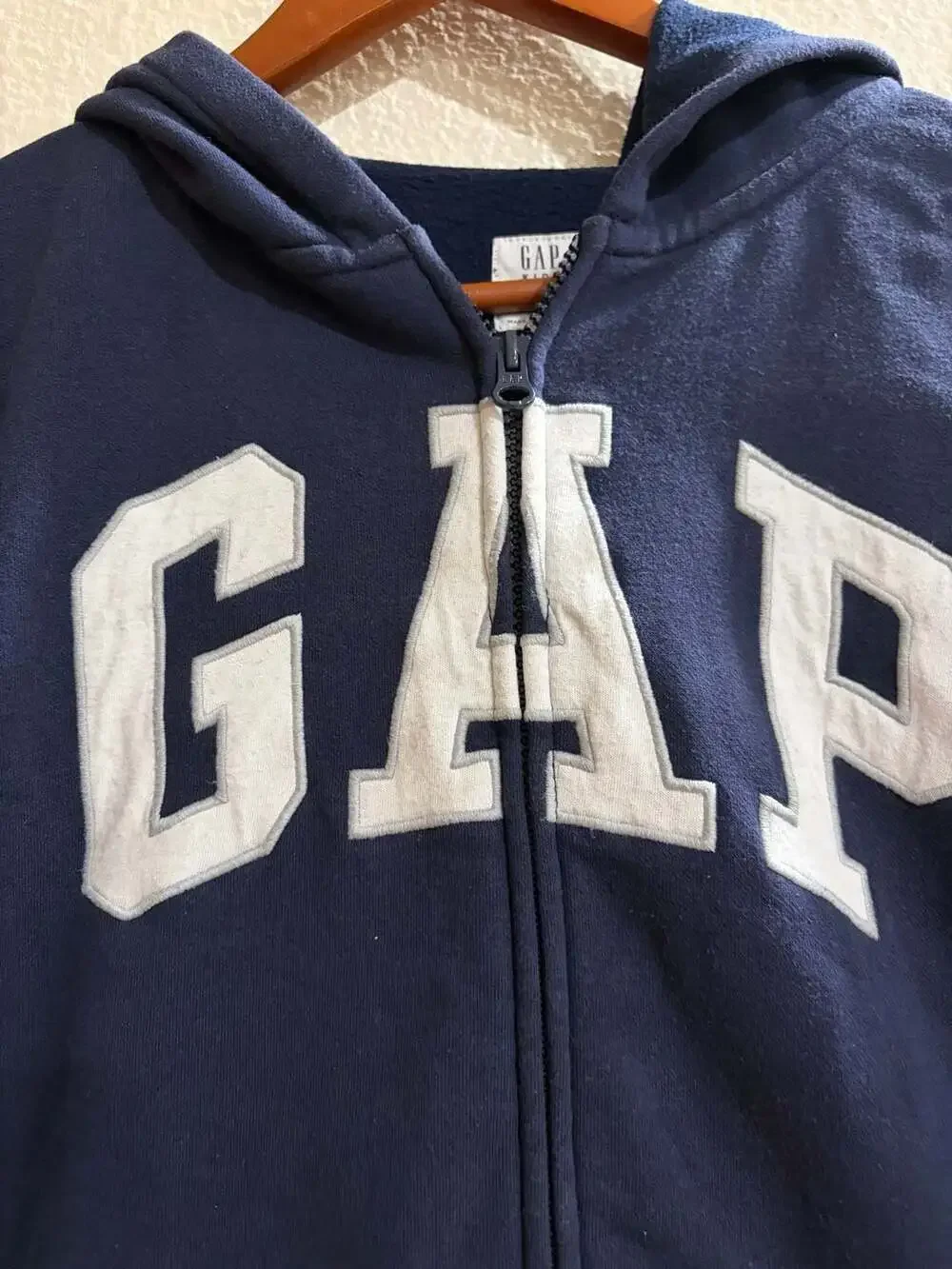 3 for $25 SALE 😎 Gap Kids Logo Zip-Up Navy Blue Hoodie Size XXL